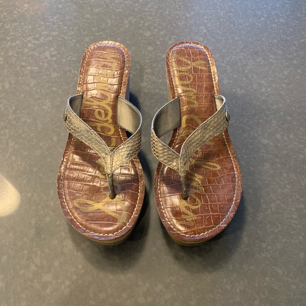 Sam Edelman Romy platform wedge flip-flop